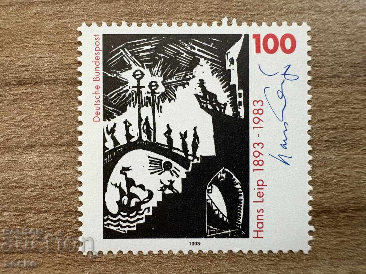 Γερμανία - 100 γρ. από τη γέννηση του Hans Leip...(1993) MNH