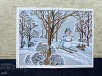 Old Postcard - USSR - Happy New Year!