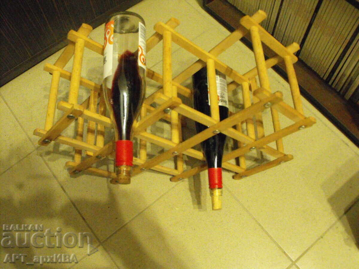 Folding rack - bottle holder