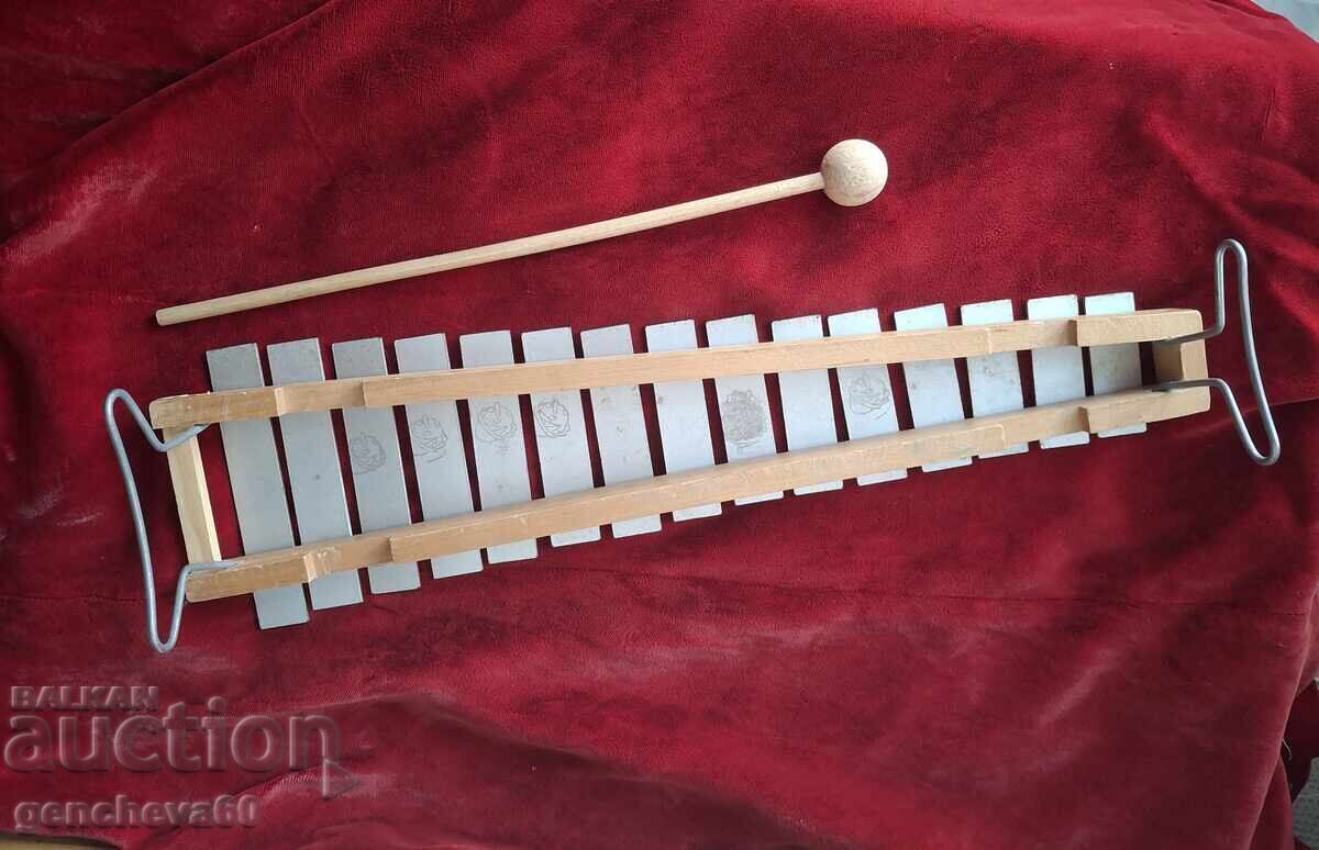 Xilofon cu 15 note din metal și lemn - 5