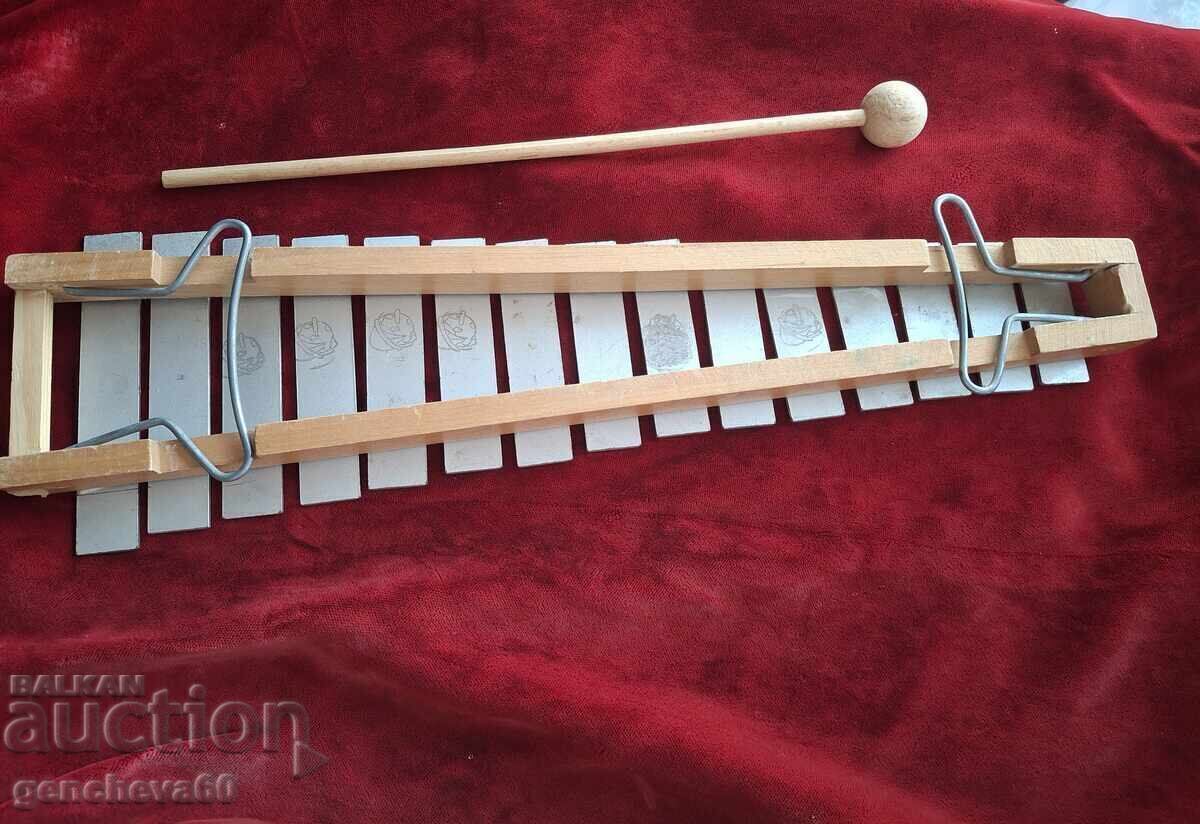 15 нотен ксилофон от метал и дърво - 6