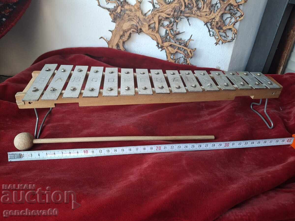 Xilofon cu 15 note din metal și lemn - 7