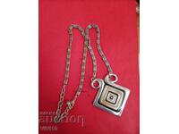 Antique enamel necklace