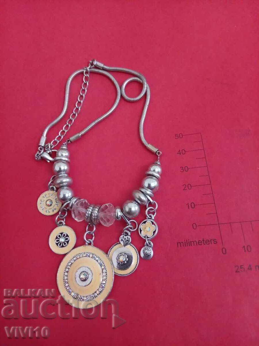 Colier vechi cu email