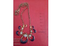 Antique enamel necklace
