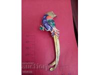 Antique Enamel Brooch