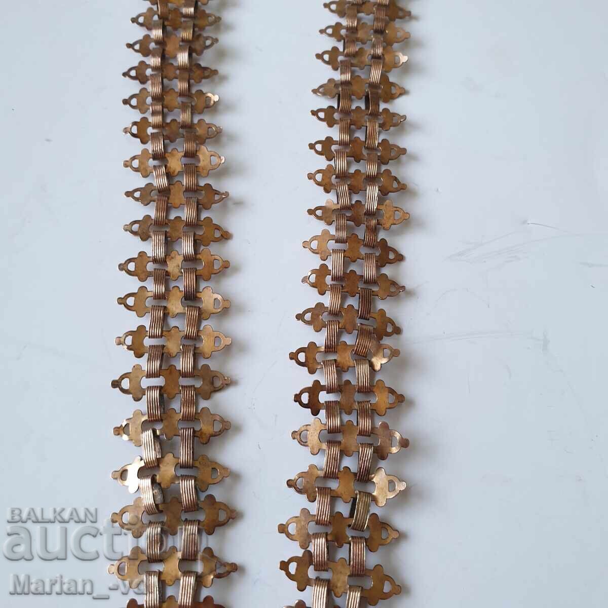 Antique jewelry from a double with a silver coin - 5