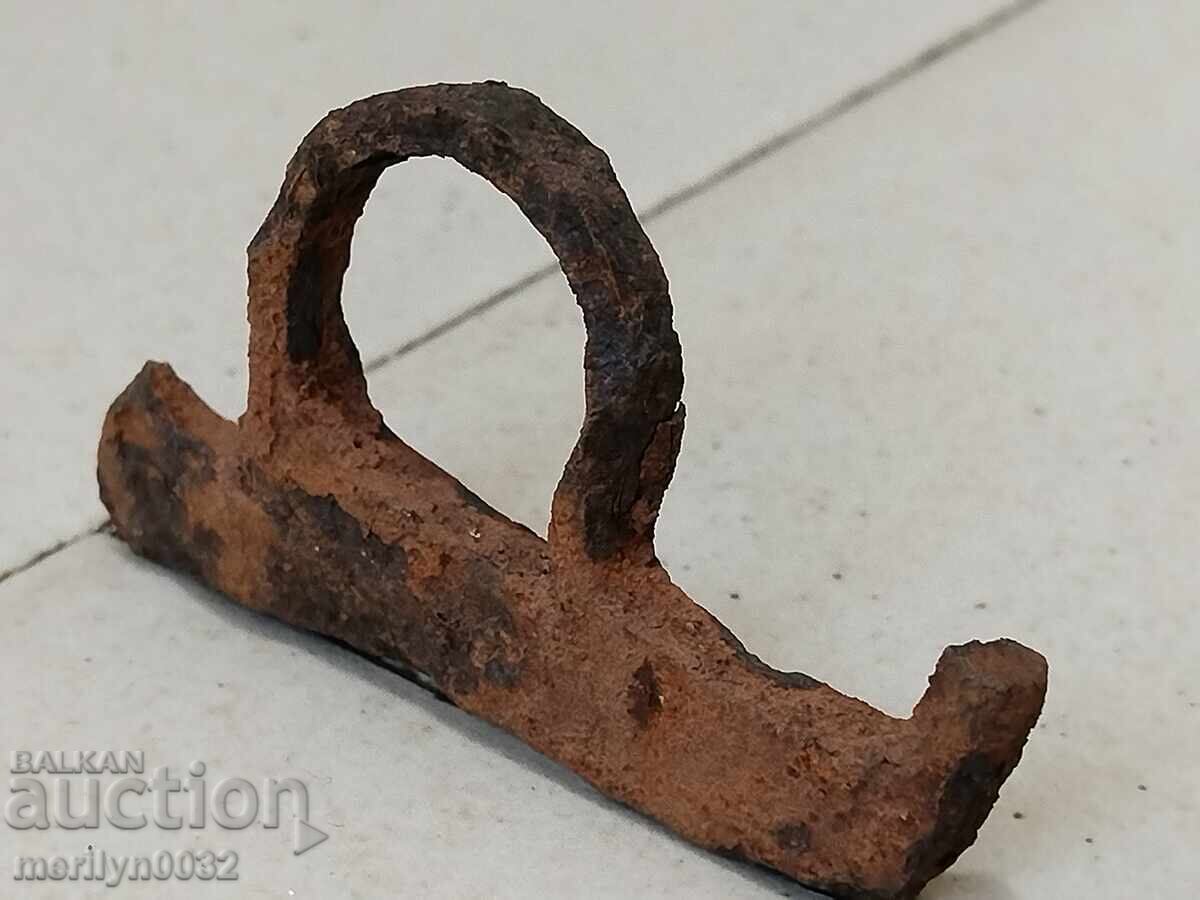 Παλιό τσακμάκ από παλιά, εστία, σφυρήλατο σίδερο - 5