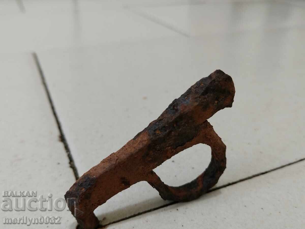 Παλιό τσακμάκ από παλιά, εστία, σφυρήλατο σίδερο - 7