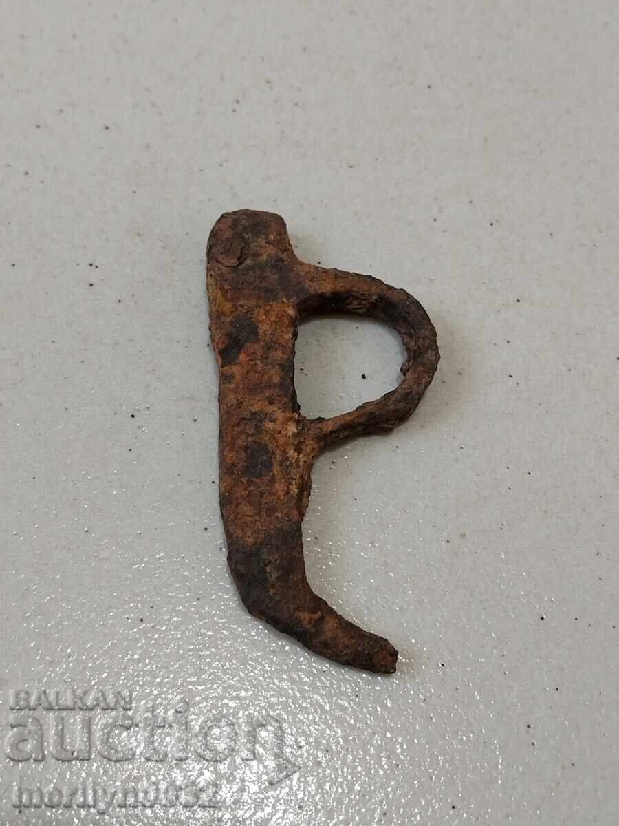 Livrarea Chakmak vechi din vremuri vechi, vatră, fier forjat