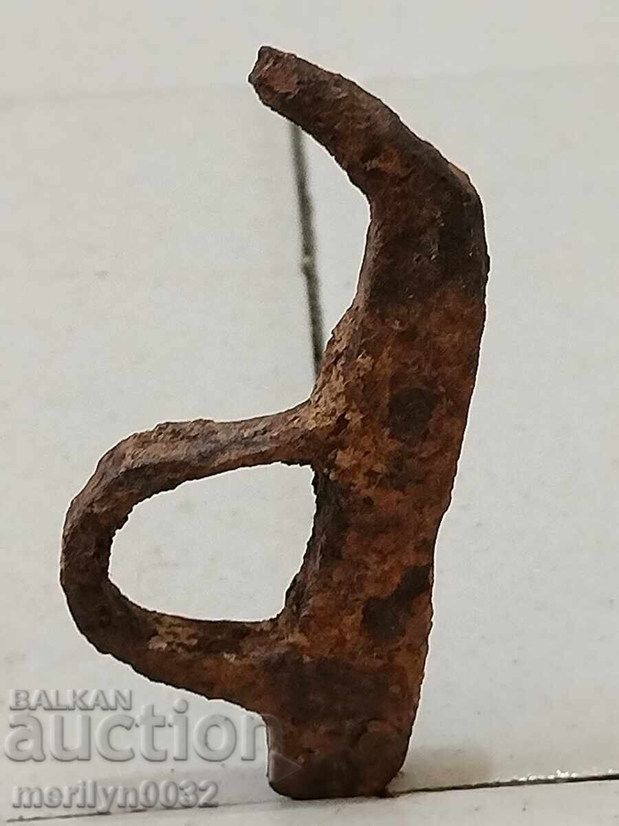 Chakmak vechi din vremuri vechi, vatră, fier forjat - 6