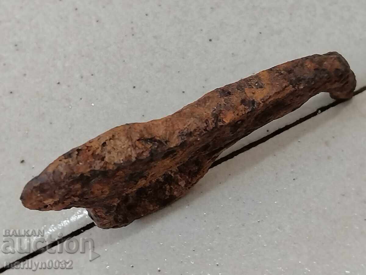 Chakmak vechi din vremuri vechi, vatră, fier forjat - 7