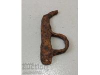 Παλιό τσακμάκ από παλιά, εστία, σφυρήλατο σίδερο