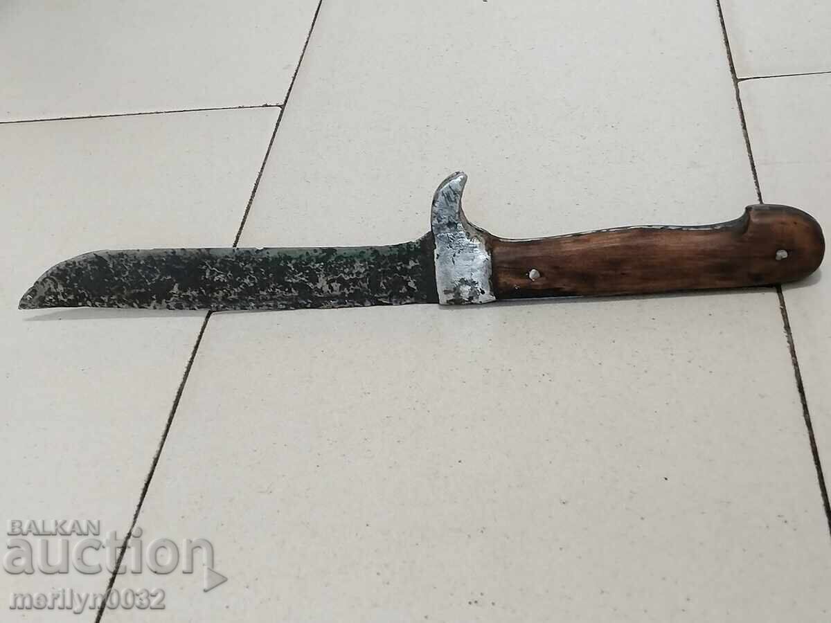 Παλιό μαχαίρι με φρουρά και αυλάκι, χωρίς θήκη - 7 Παλιό μαχαίρι με φρουρά και αυλάκι, χωρίς θήκη - 7