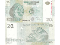 tino37 - CONGO - 20 FRANCS - 2003 - UNC