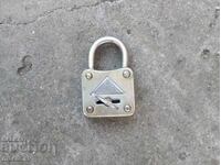 Old metal padlock
