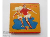 Creioane colorate pentru copii din perioada R.P.B. (Republica Populară Bulgaria) Hemus Burgas, tema Fotbal