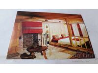 Пощенска картичка Жеравна Интериор от хотела 1983