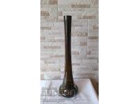 Large glass vase - dark green - 53cm