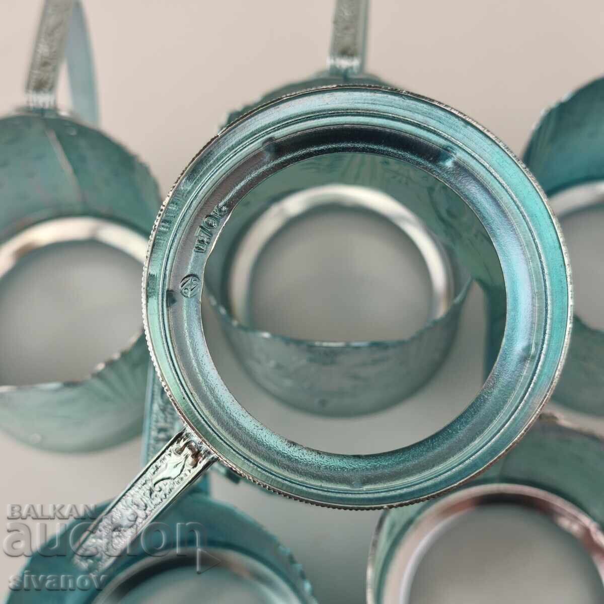 Starter set of 6 coasters service USSR #5912 - 5