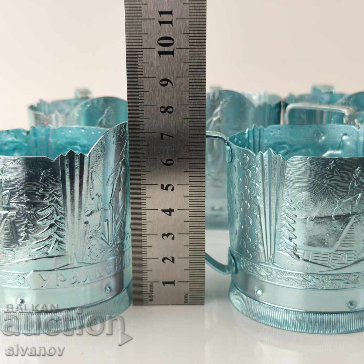 Starter set of 6 coasters service USSR #5912 - 6