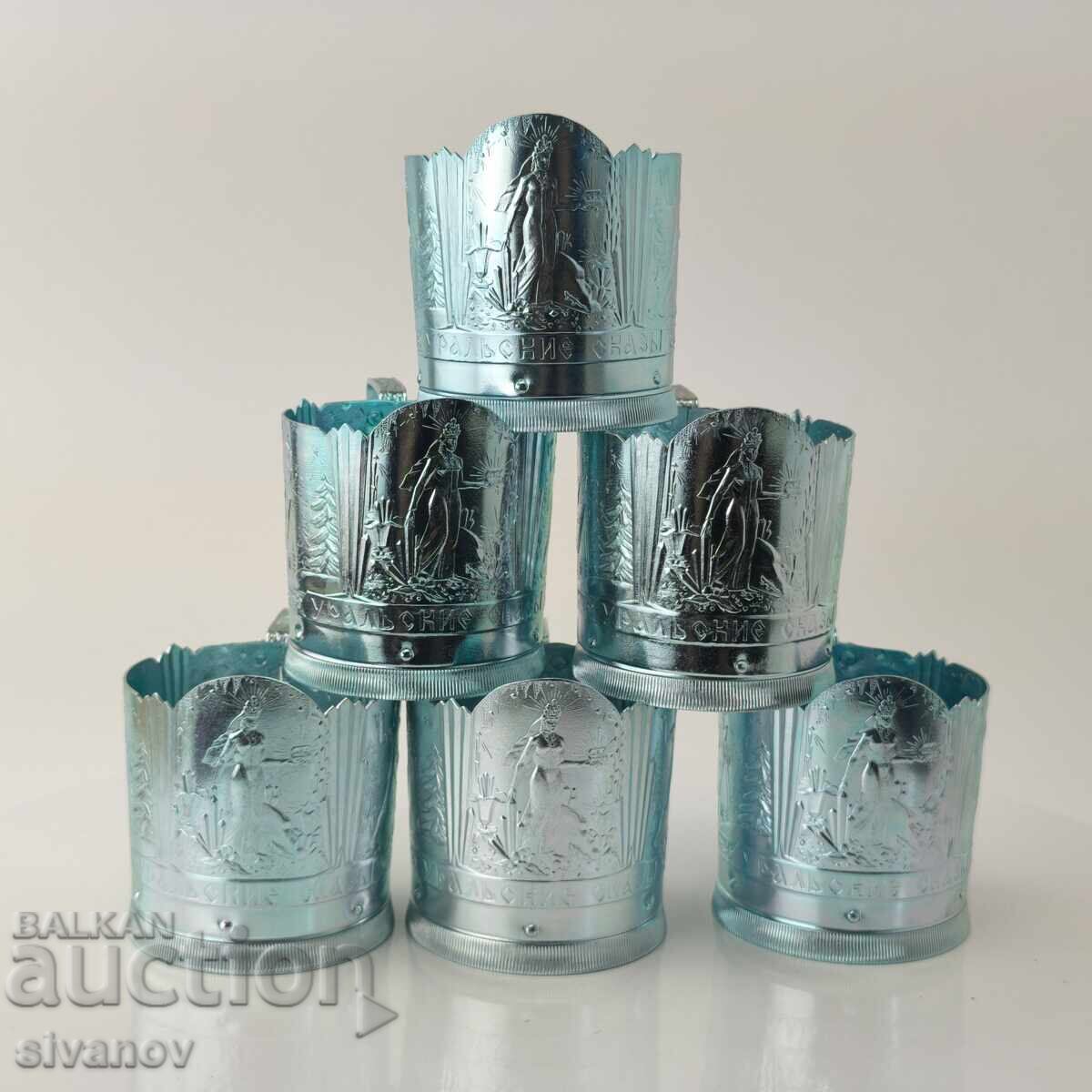 Starter set of 6 coasters service USSR #5912