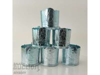 Σετ από 6 σουβέρ, σερβίτσιο Σοβιετικής εποχής #5912