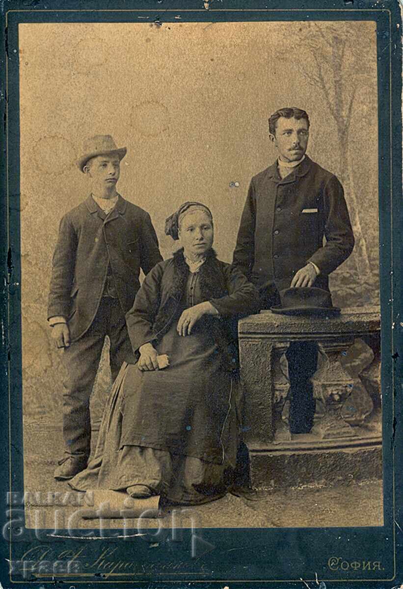 FOTOGRAFIE VECHE - CARTON - D. KARASTOYANOV – SOFIA - 0006