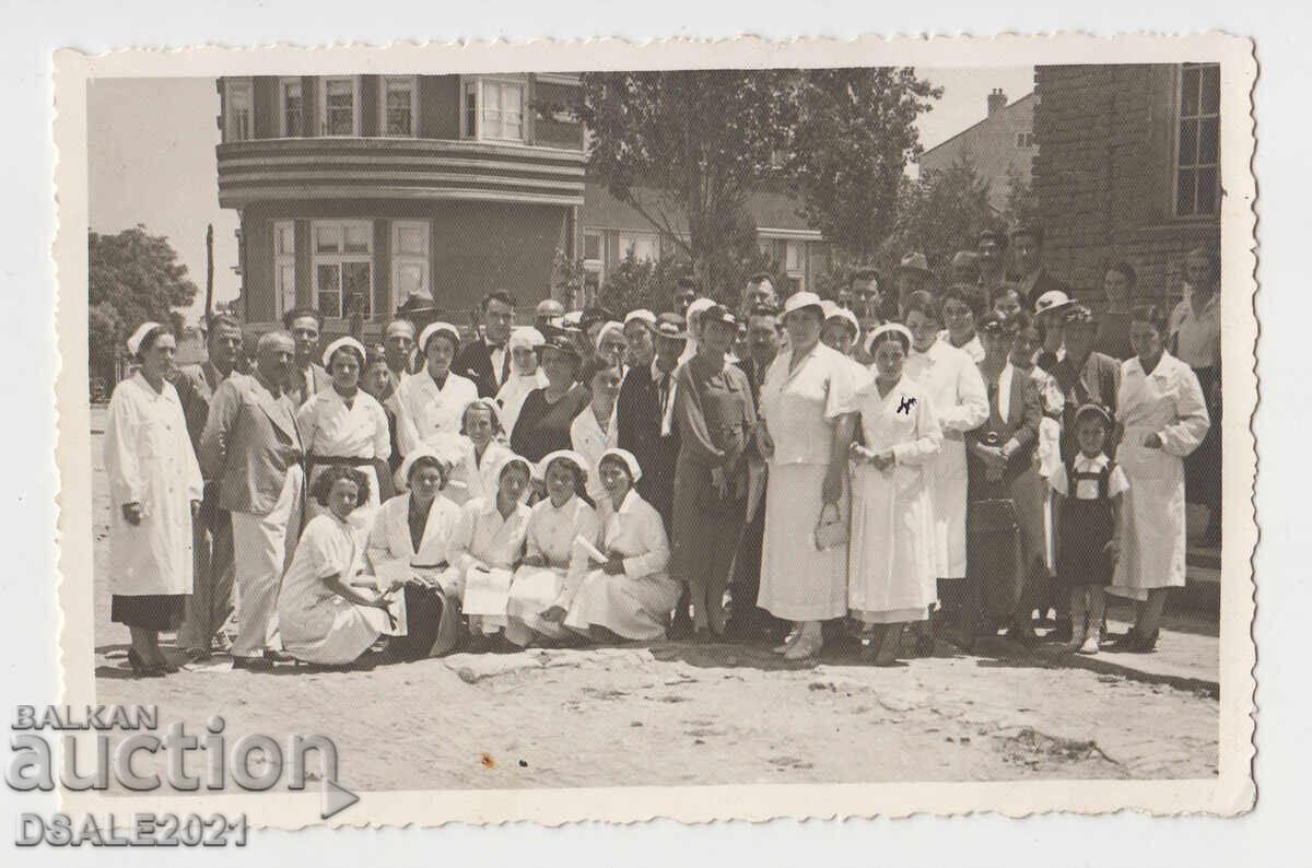 1932 Bulgaria Yambol Samaritan Women Nurses Photo 11680
