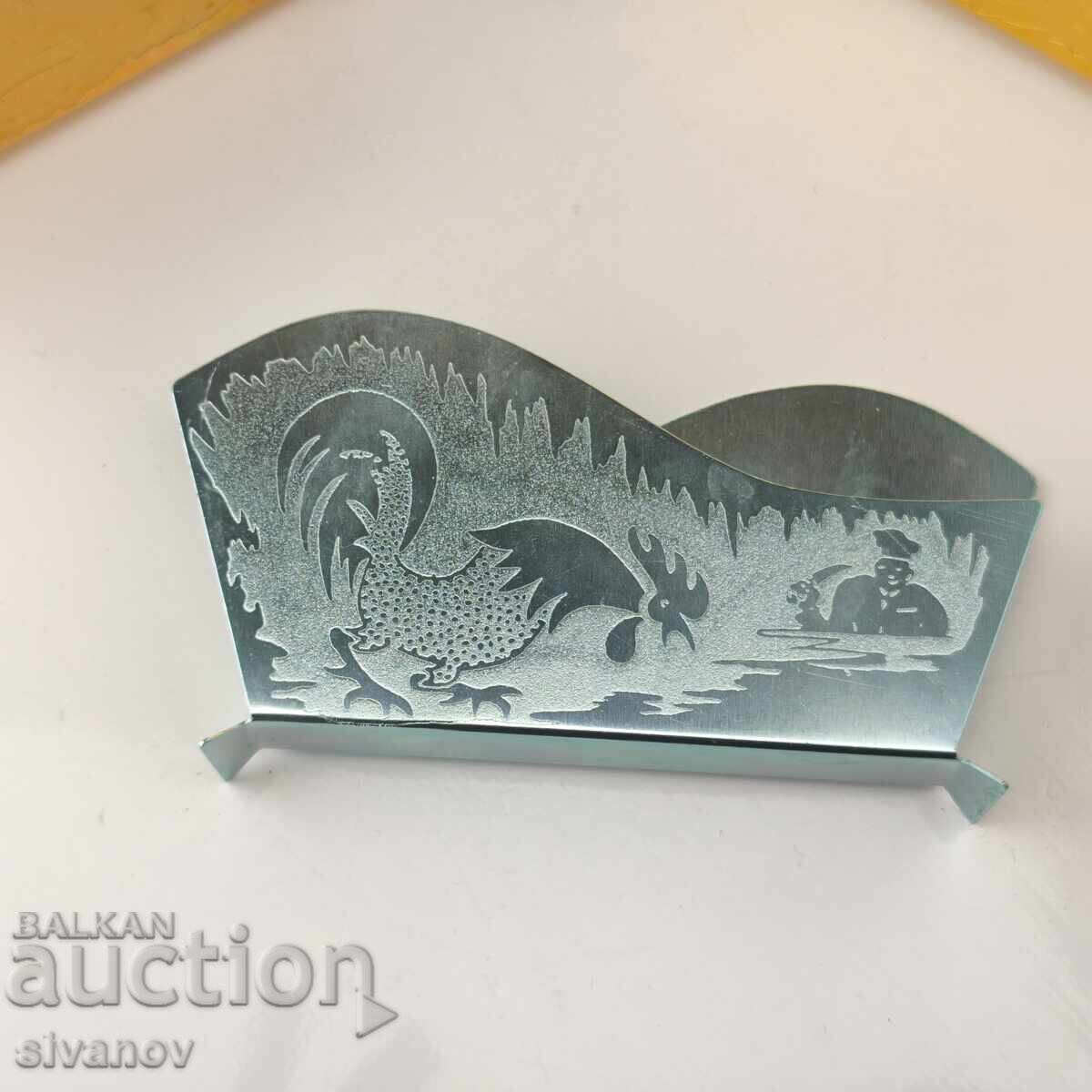 Licitație Set vechi de 3 șervețele din aluminiu URSS #5915 Licitație Set vechi de 3 șervețele din aluminiu URSS #5915