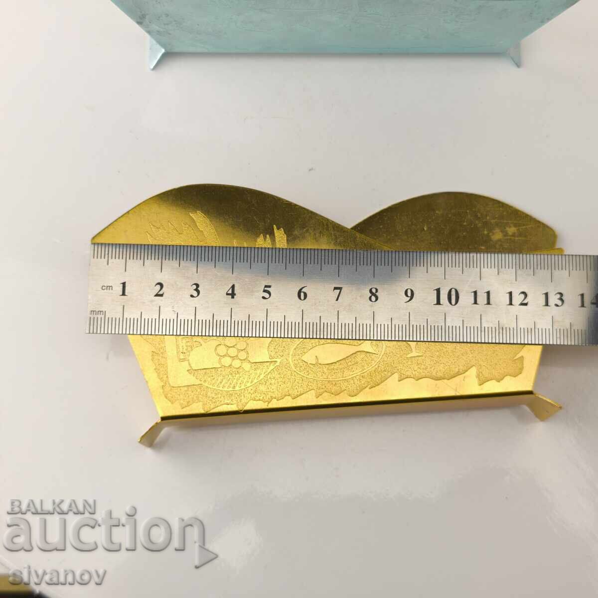 Set vechi de 3 șervețele din aluminiu URSS #5915 - 5 Set vechi de 3 șervețele din aluminiu URSS #5915 - 5