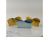 Starter set of 3 aluminum napkin holders USSR #5915