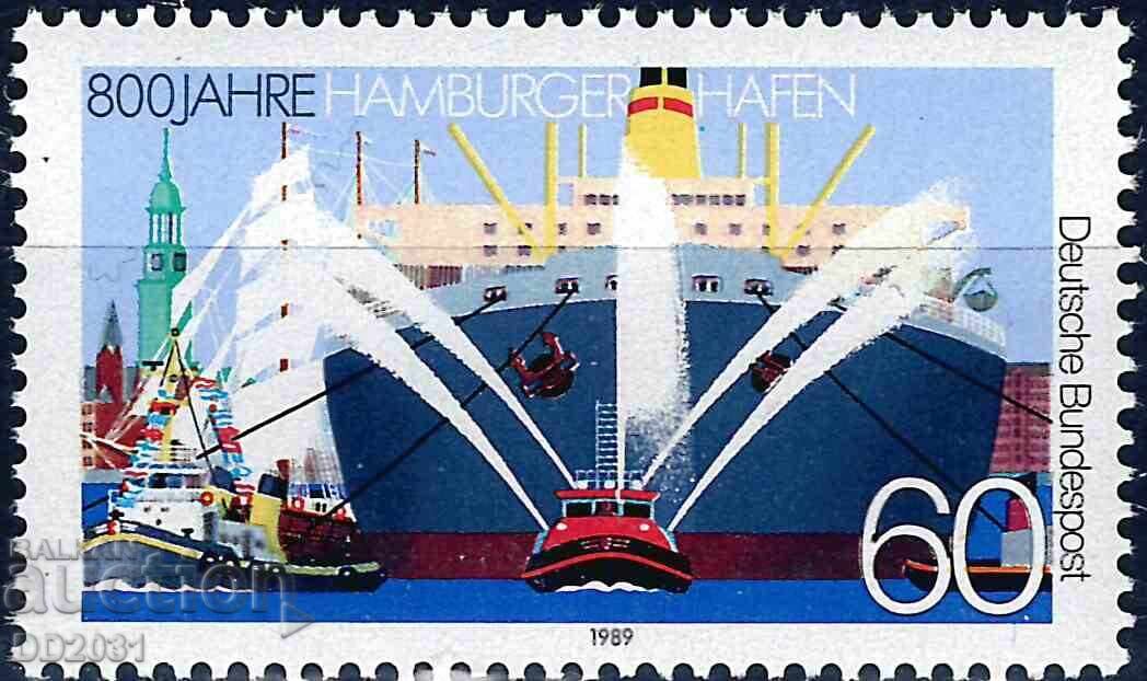 Germania RFG 1989 - vapoare MNH Germania RFG 1989 - vapoare MNH