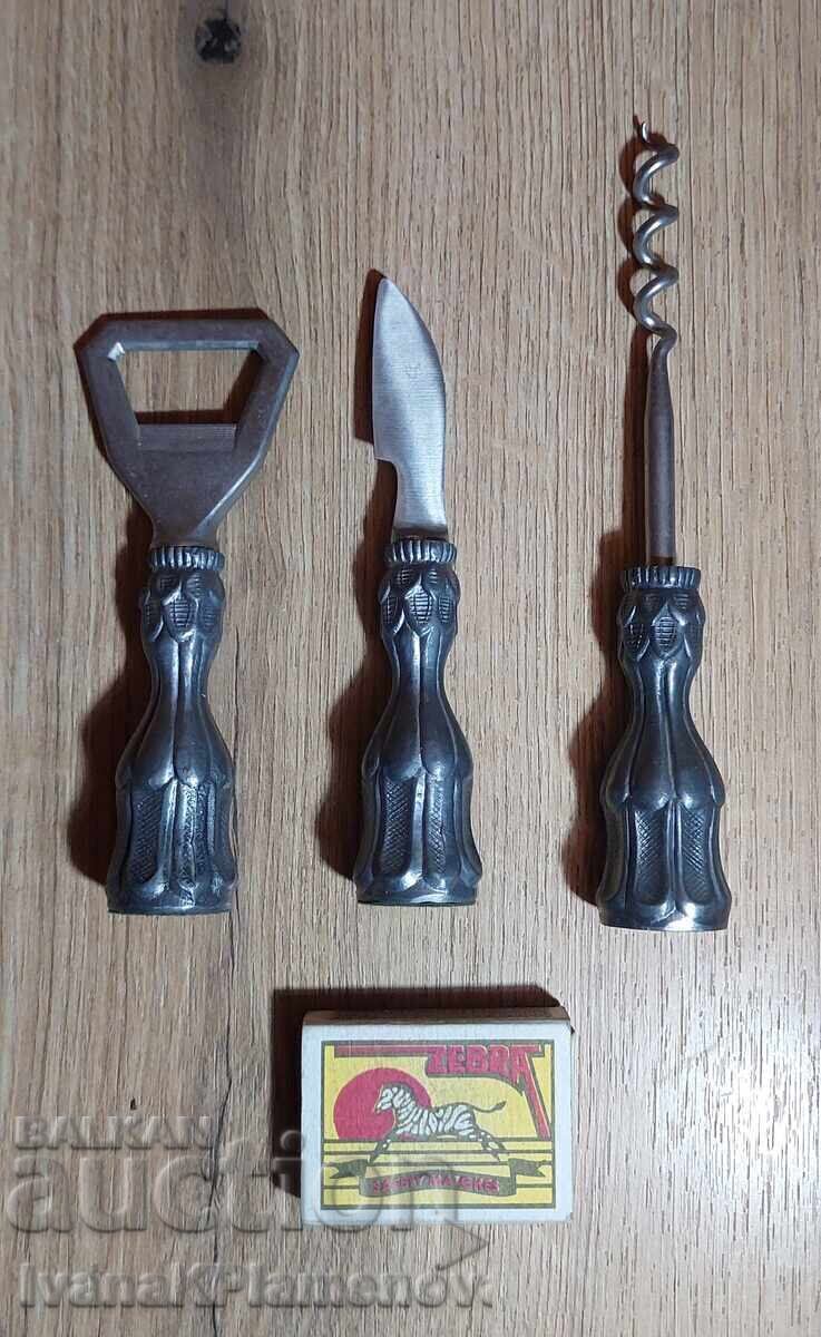 Set de deschizătoare de sticle, 3 bucăți, pentru cunoscători - 5 Set de deschizătoare de sticle, 3 bucăți, pentru cunoscători - 5