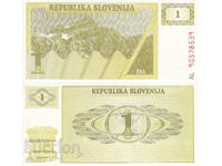 tino37- SLOVENIA - 1 TOLAR - 1990- UNC