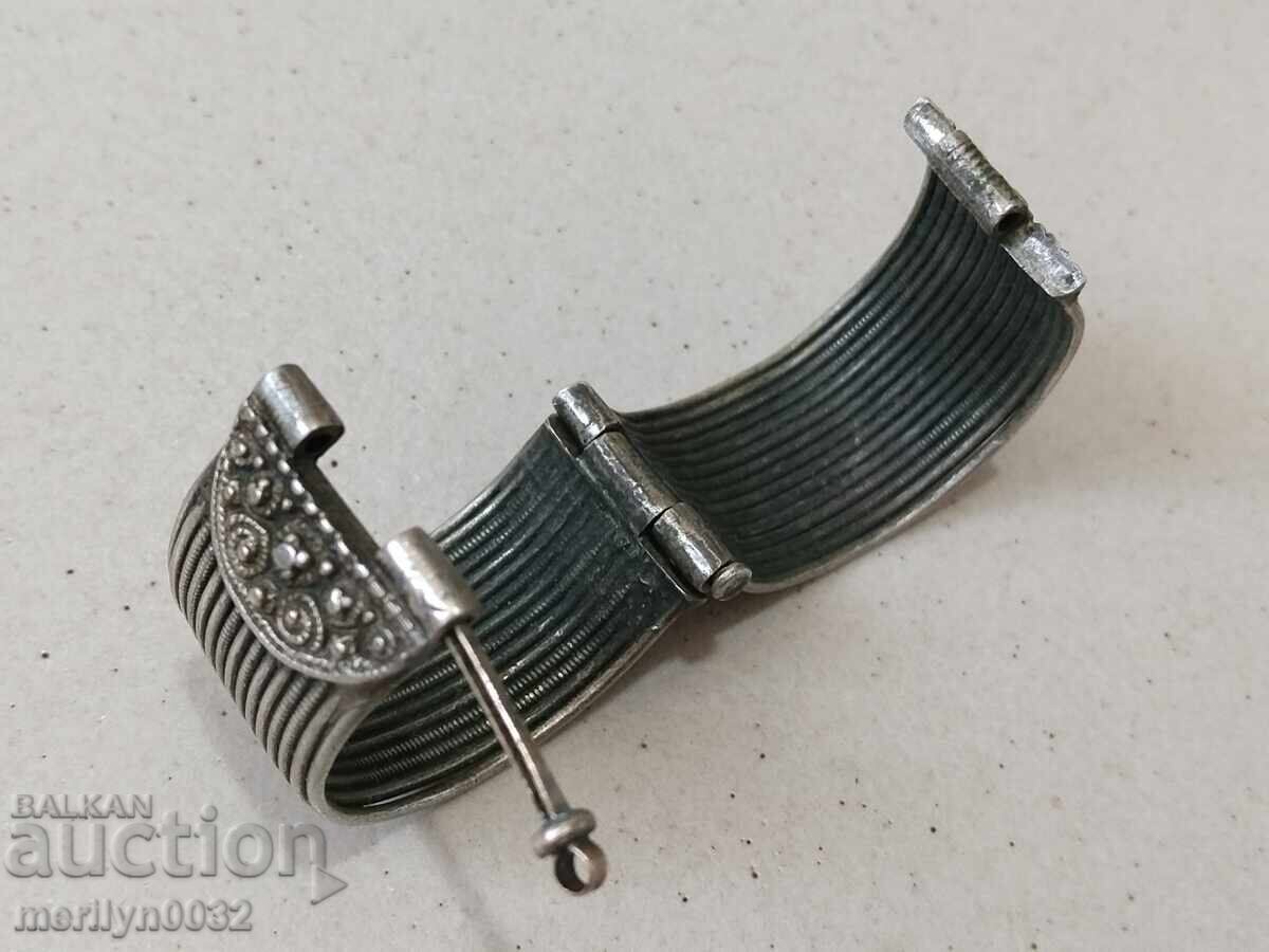 Αναγεννησιακό ασημένιο βραχιόλι, κόσμημα, κόσμημα, κολιέ - 5