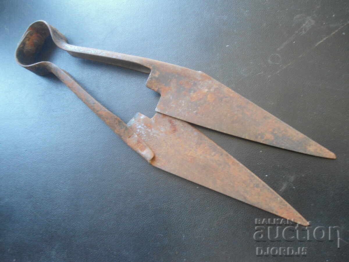 Delivery of Old forged scissors