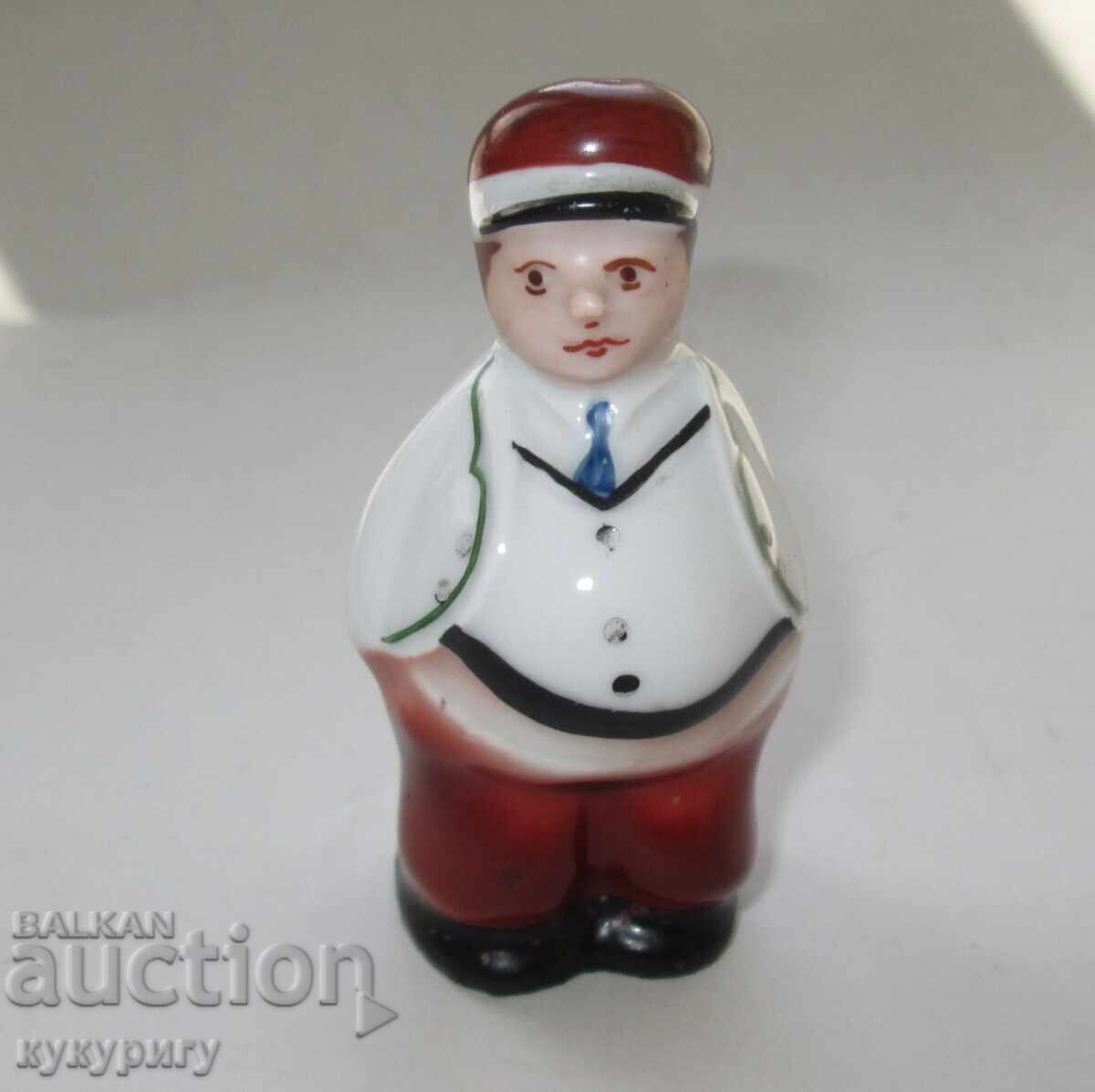 Стара порцеланова солница статуетка фигура на шишко