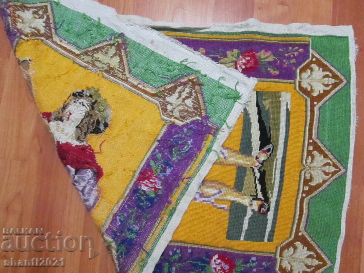 Delivery of Large tapestry, hand-stitched 67x42cm