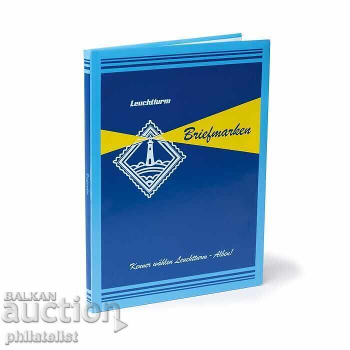 Leuchtturm RETRO - album de timbre cu 8 file albe / 16 pag Leuchtturm RETRO - album de timbre cu 8 file albe / 16 pag