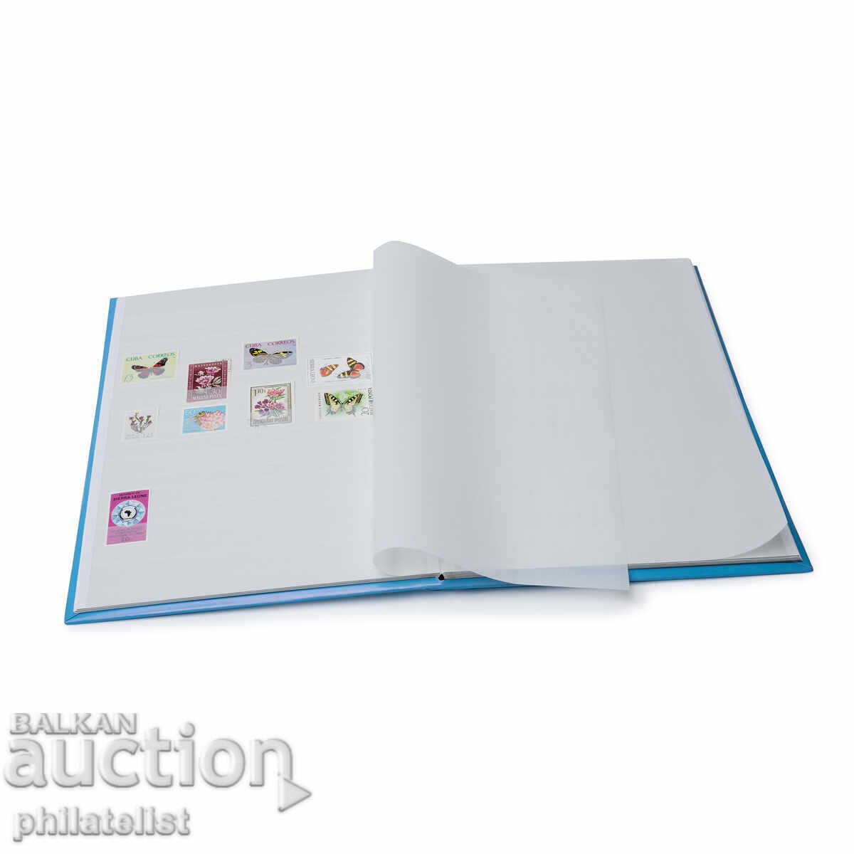 Leuchtturm - класьор за марки с 8 бели листа / 16 стр. А4 - 5