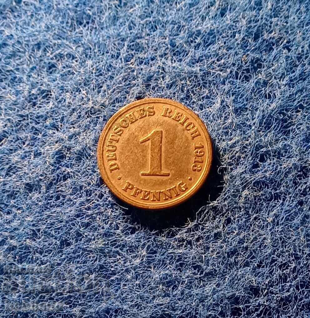 Delivery of 1 Pfennig Germany 1913/ A Delivery of 1 Pfennig Germany 1913/ A