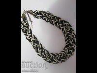 Красиво винтидж дамско колие , стъклени мъниста