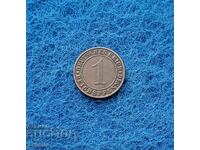 1 pfening Germania 1934/A