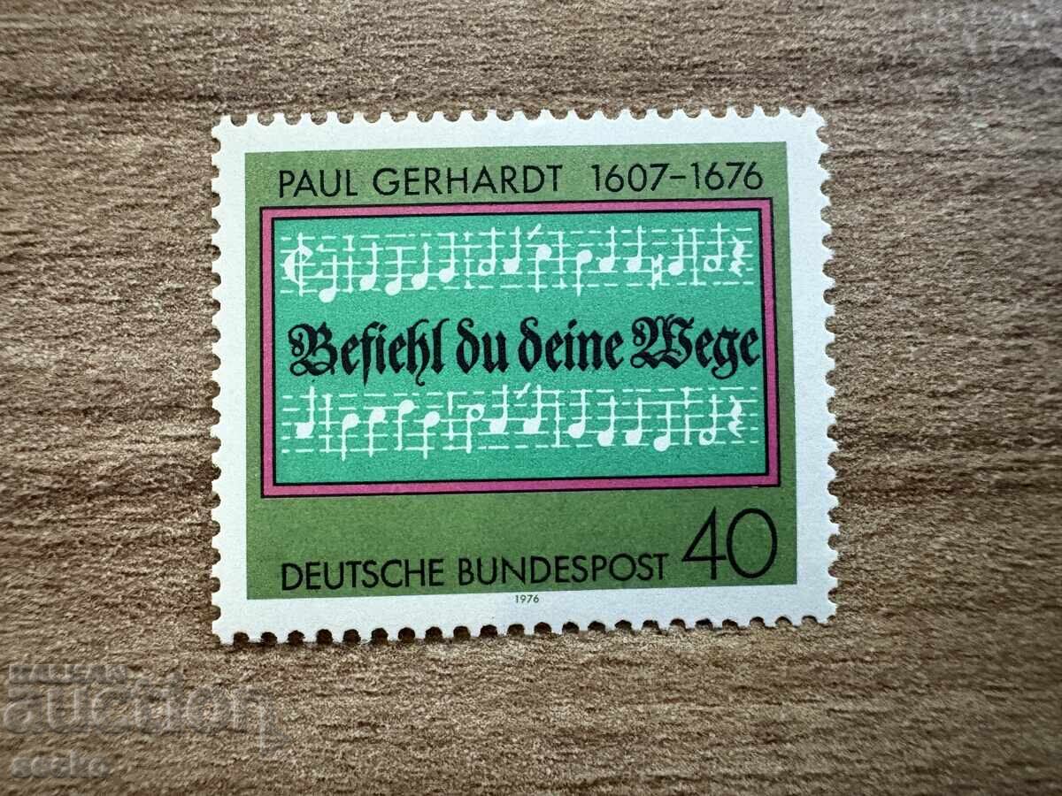FRG/GDR - 300th Anniversary of the Death of Paul Gerhardt... (1976) MNH
