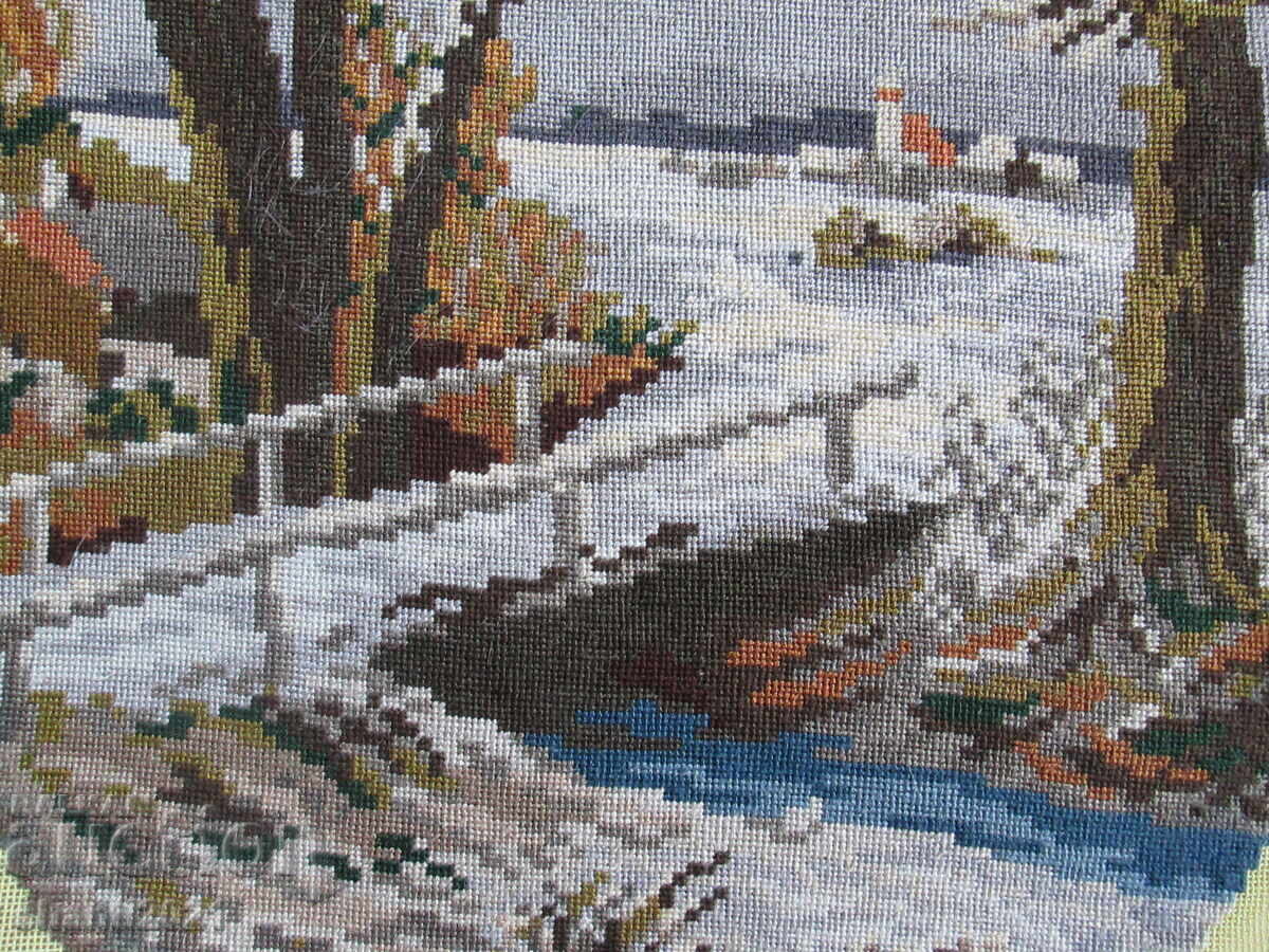 Δημοπρασία Χειροποίητο Γκομπλέν 35x27εκ