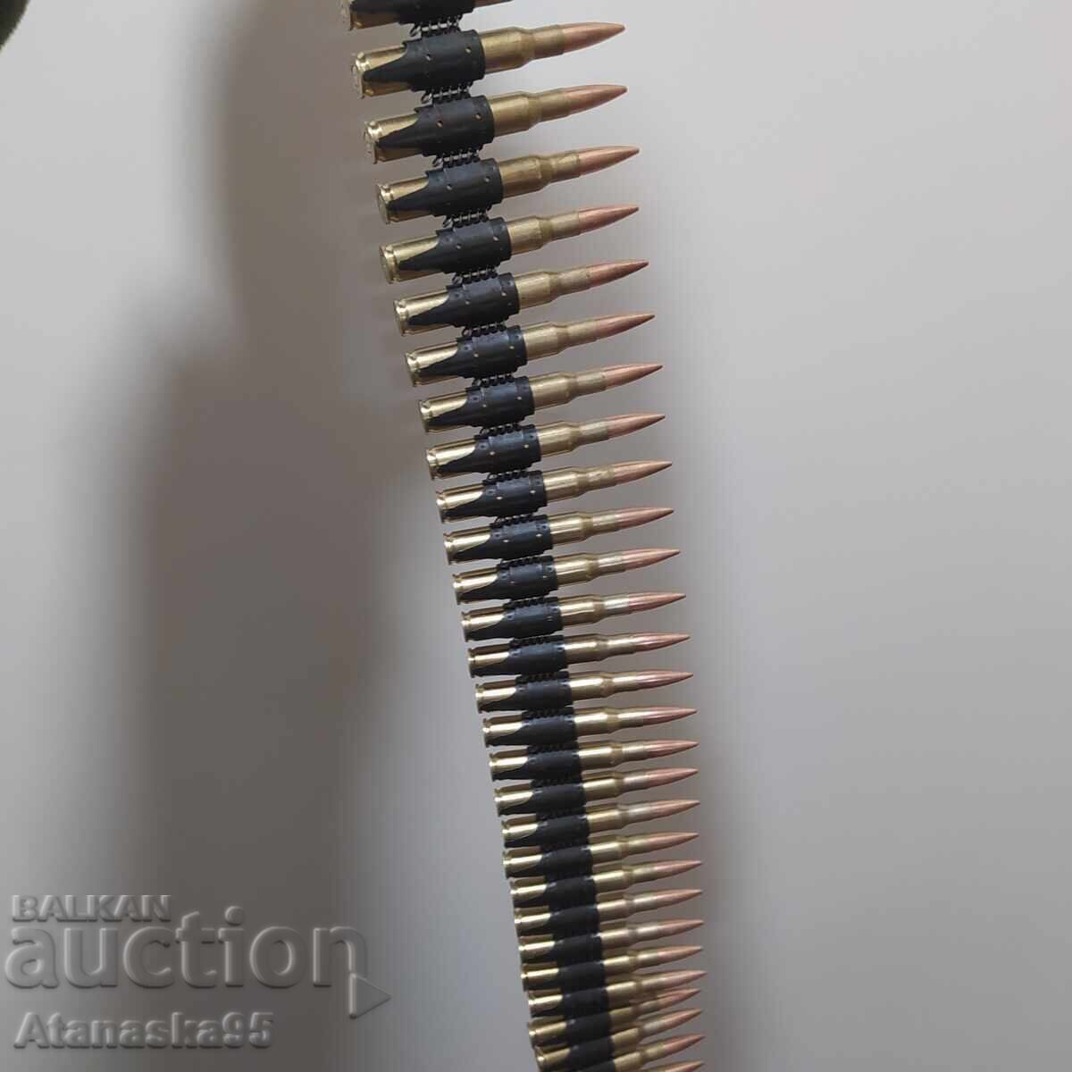 Belt with secured ammunition for machine gun t24 with price € 90.00 | 176.02 BGN