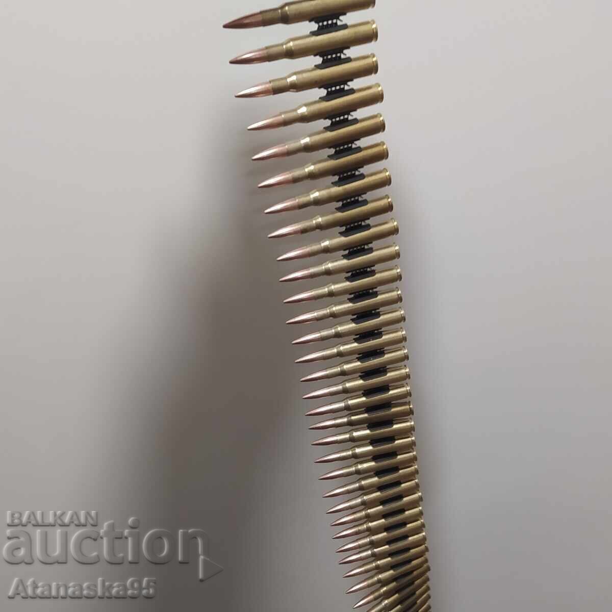 Auction  Belt with secured ammunition for machine gun t24