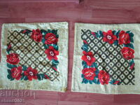 Noi cu etichetă 2 bucăți fețe de pernă din pluș 38x38cm