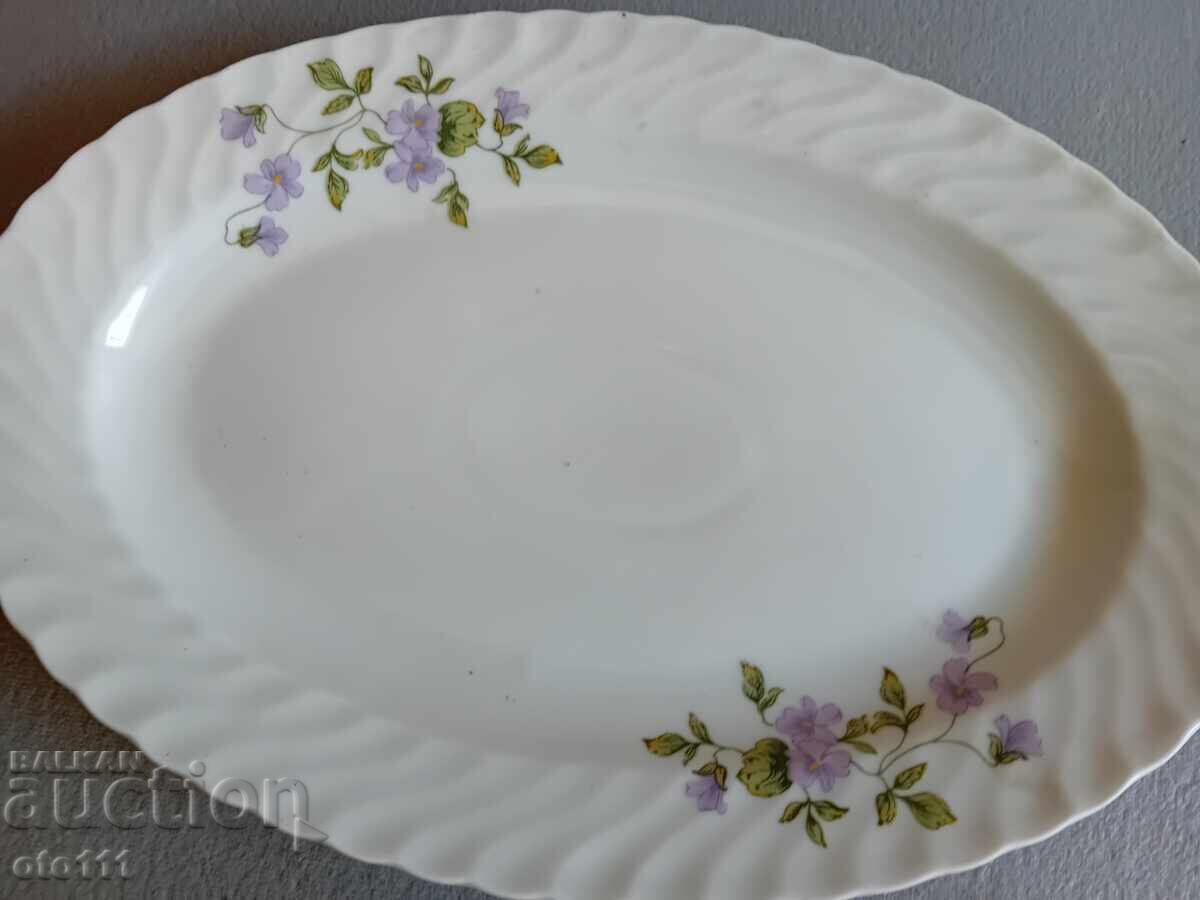 OLD PORCELAIN PLATTER, BOWL with price 10.00 BGN | € 5.11 OLD PORCELAIN PLATTER, BOWL with price 10.00 BGN | € 5.11
